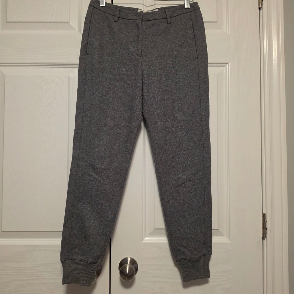 ZUCZUG Gray Embroidered Horse Graphic Jogger Pants Trousers Size 2 Small